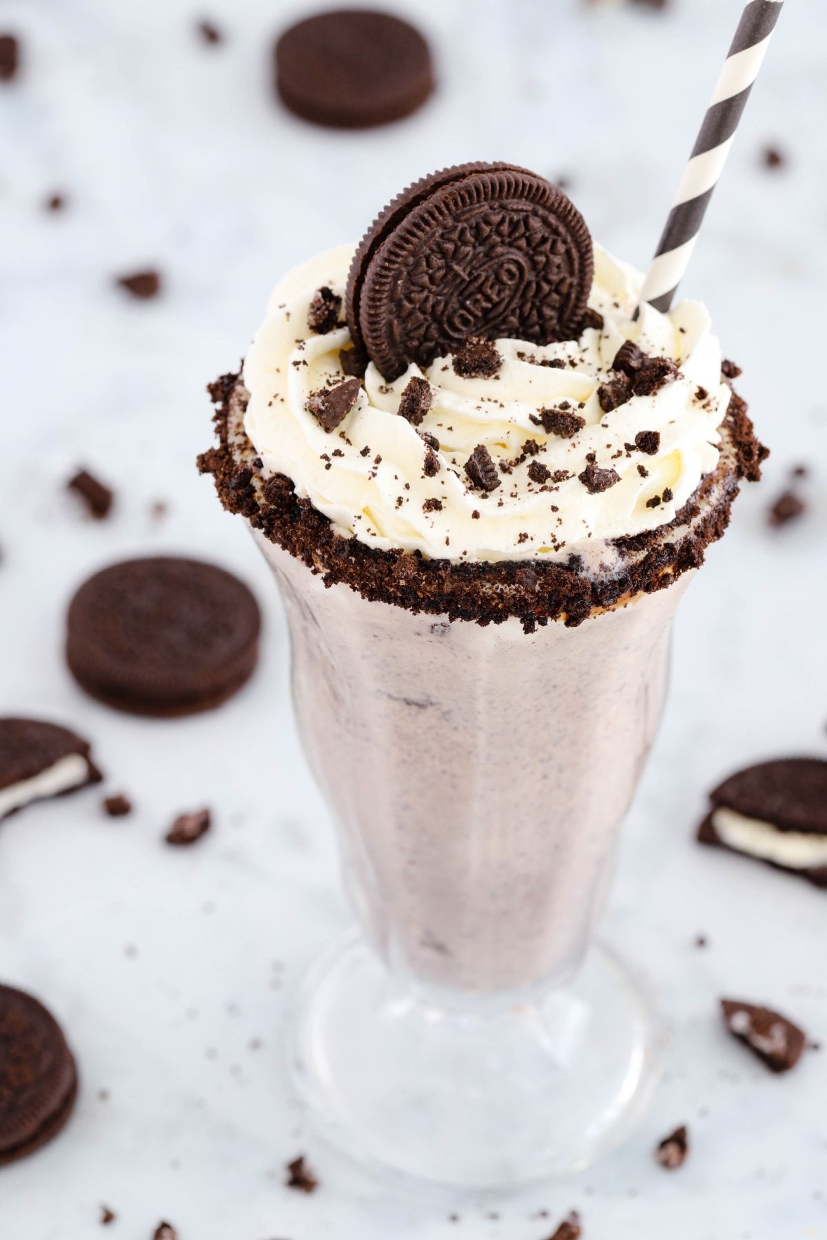 Oreo Milkshake Recipe (Boozy or Not!)