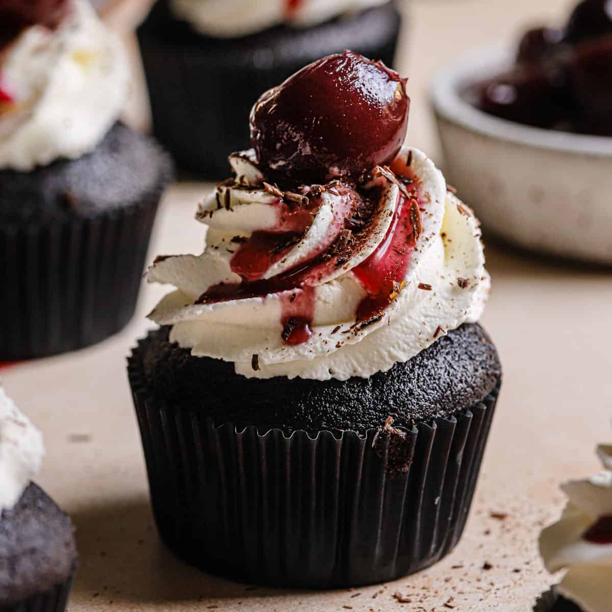 Black Forest Cupcakes