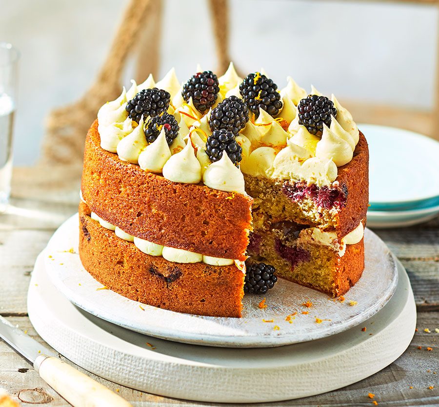 Lemon Blackberry Layer Cake Recipe