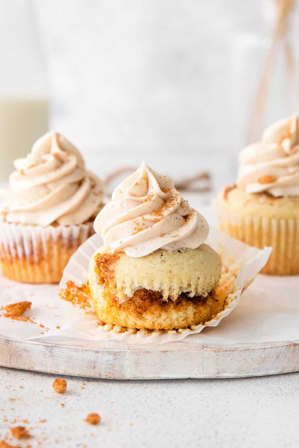 Cinnamon Swirl Cupcakes Recipe