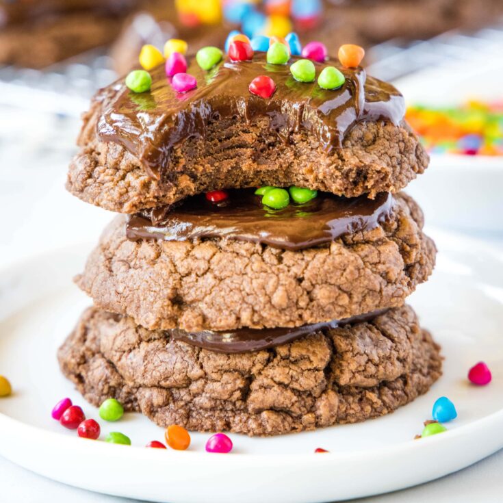 Cosmic Brownie Cookies