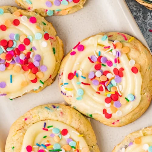 Confetti Cake Cookies 