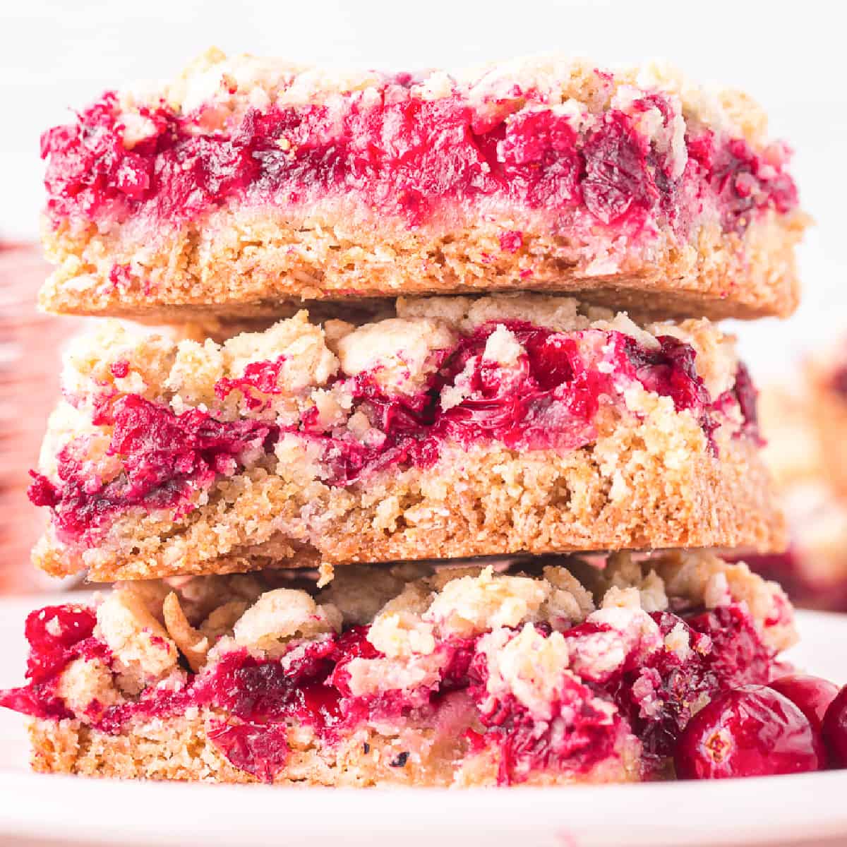 Cranberry Crumble Bars Recipe