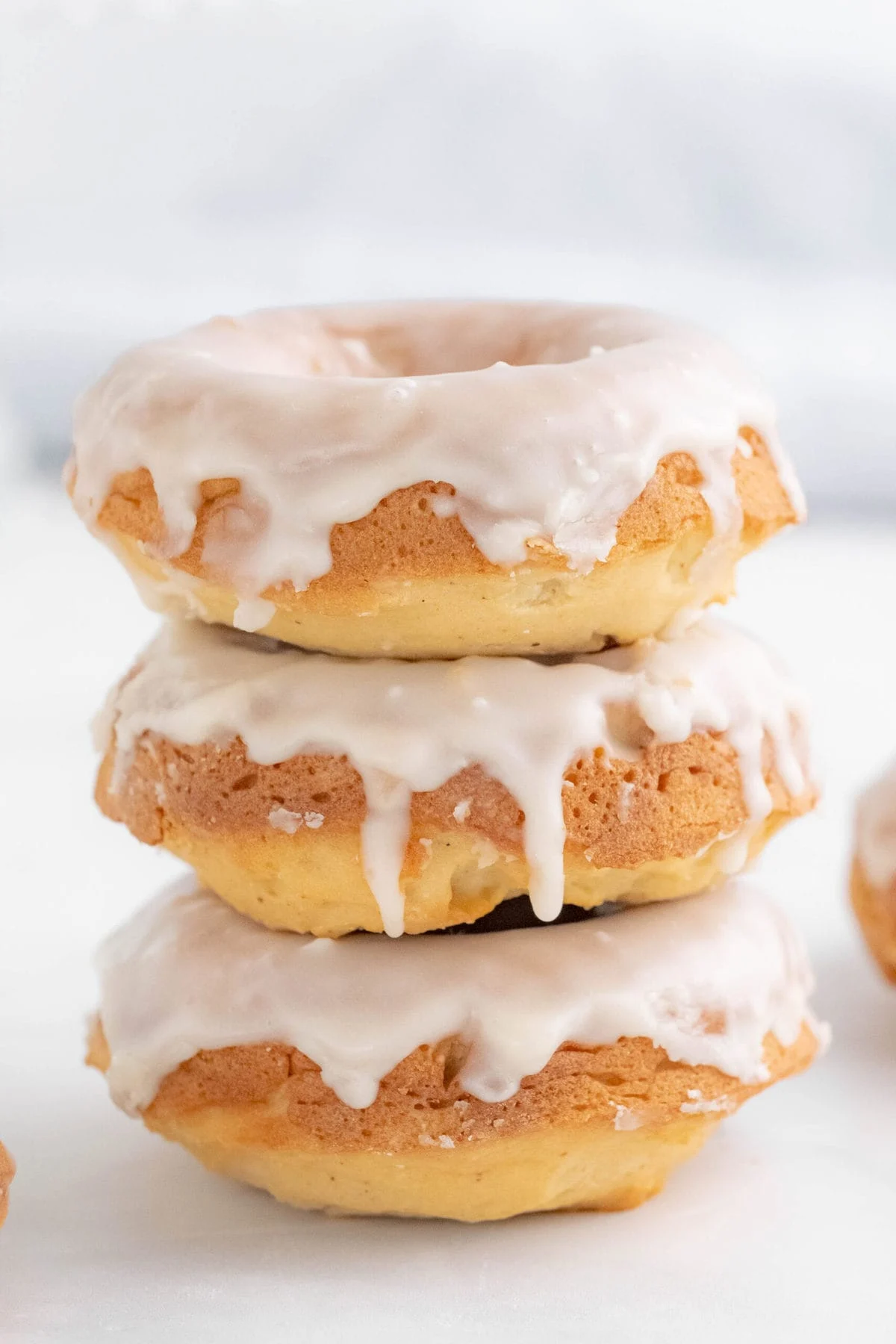Baked Donuts with Vanilla Glaze