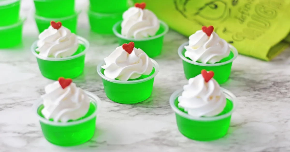 Grinch Jello Shots Recipe