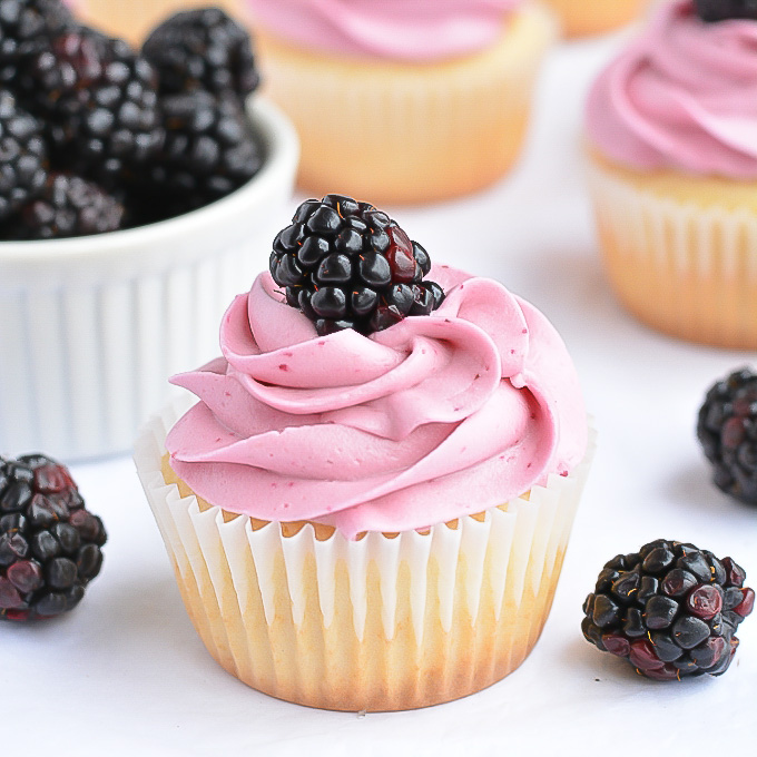 Blackberry Cupcakes Recipe