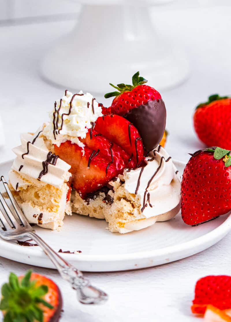 Chocolate Covered Strawberry Pavlova Recipe