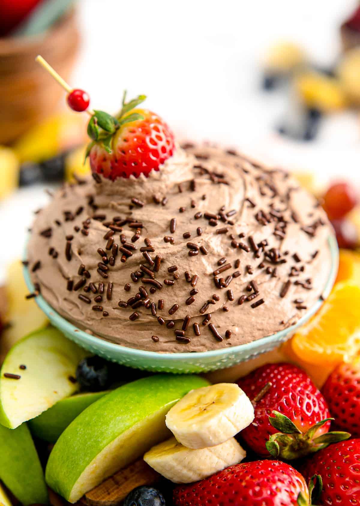 Easy Chocolate Fruit Dip Recipe
