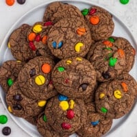 M&M Brownie Cookies Recipe