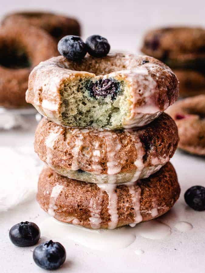 Blueberry Cake Donuts Recipe