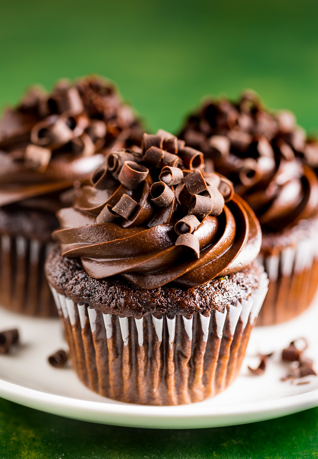 Chocolate Zucchini Cupcakes