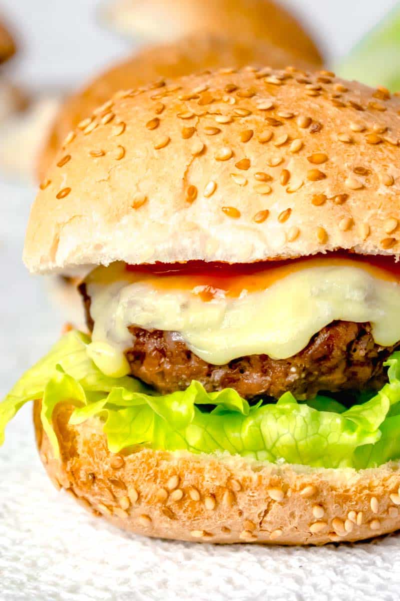 Actifry Cheese Burgers