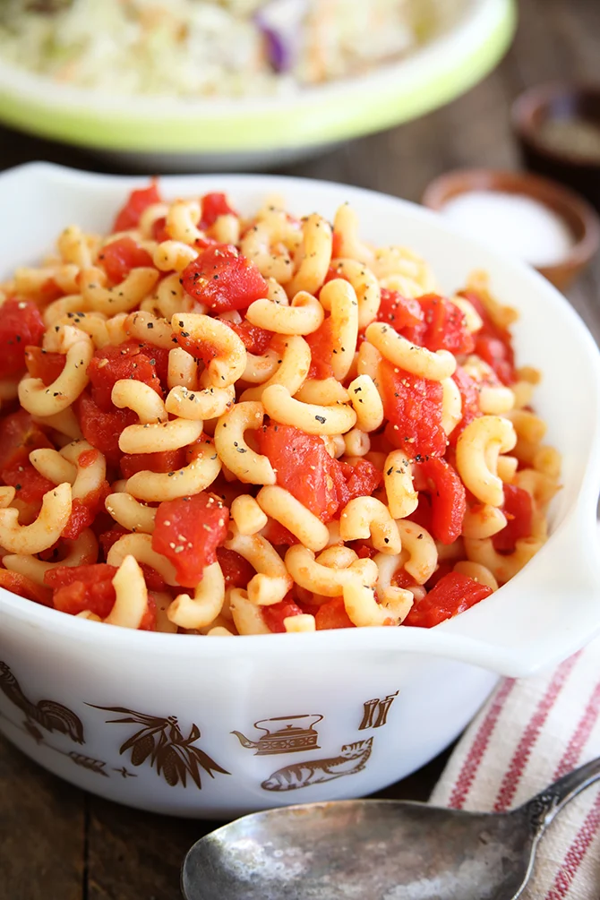Classic Macaroni and Tomatoes