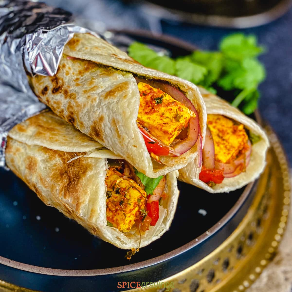 Paneer Kathi Roll (Paneer Frankie)