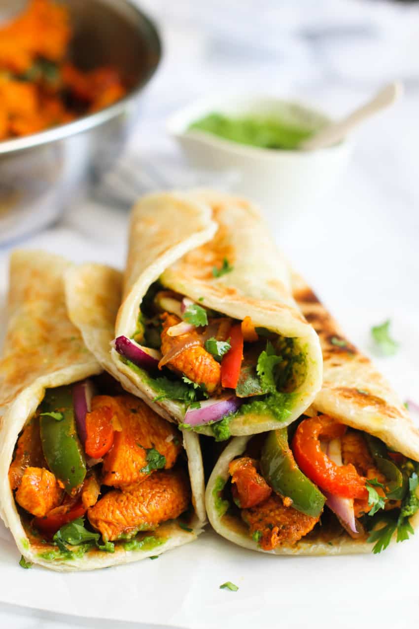 Chicken Kathi rolls