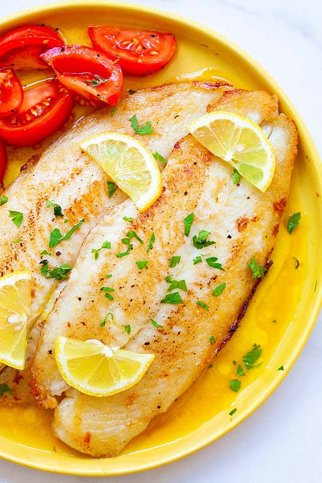 Lemon Butter Swai Fish