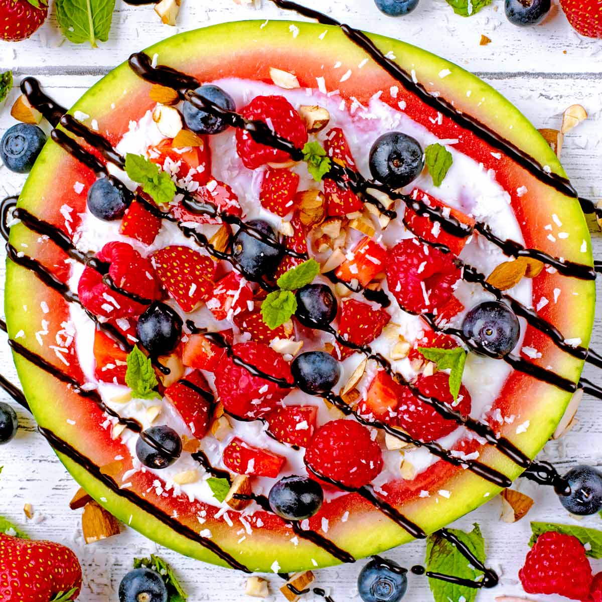 Watermelon Fruit Pizza