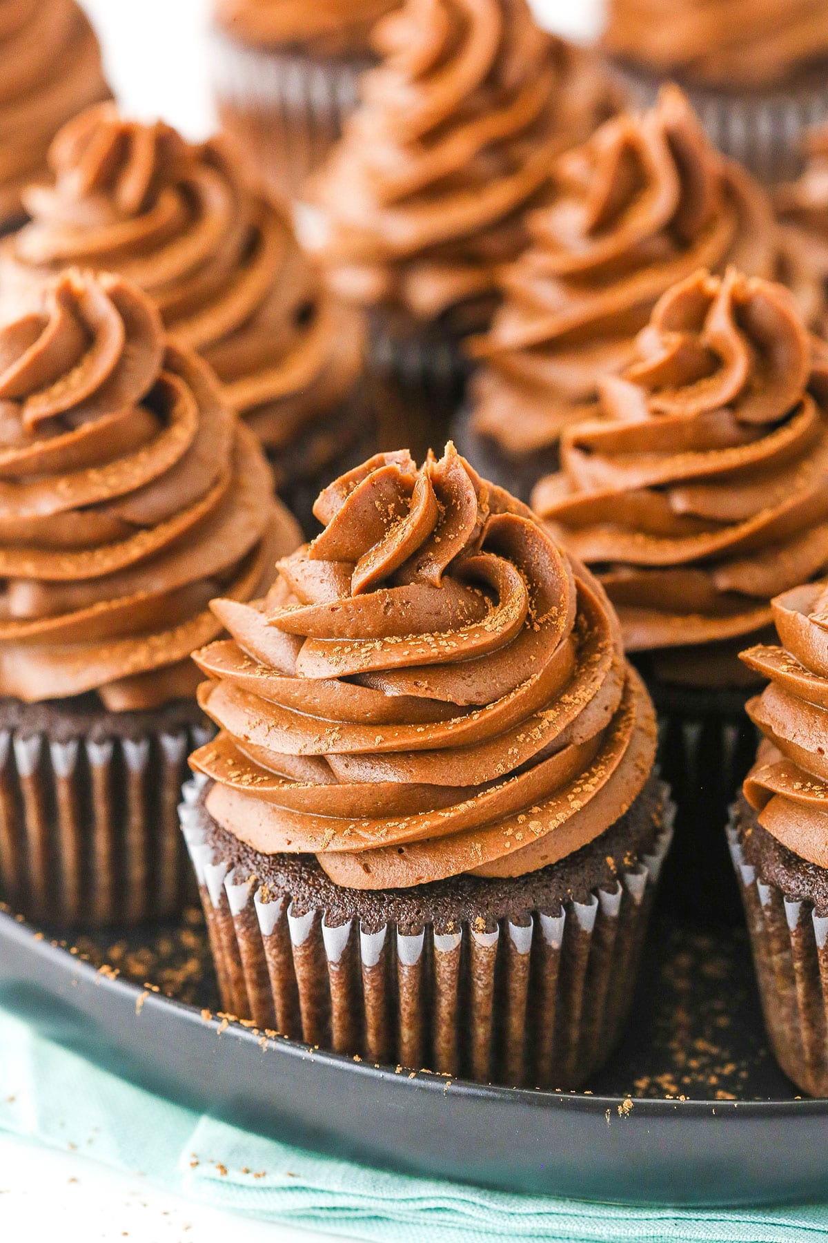 Moist Chocolate Cupcakes with Ganache Filling
