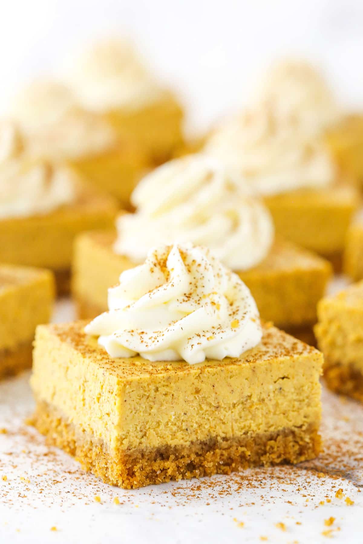 Pumpkin Cheesecake Bars