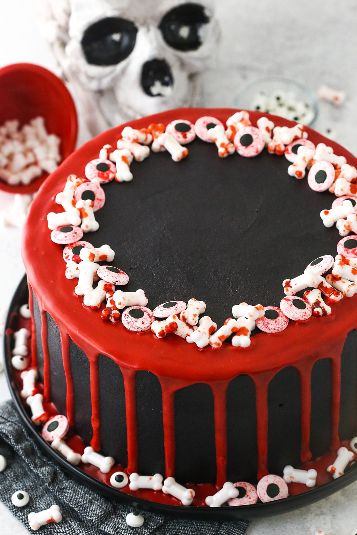 Spooky Halloween Marble Cake