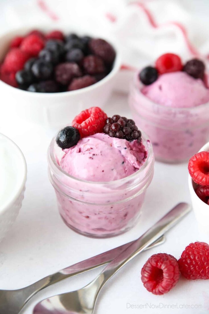 TRIPLE BERRY FROZEN YOGURT