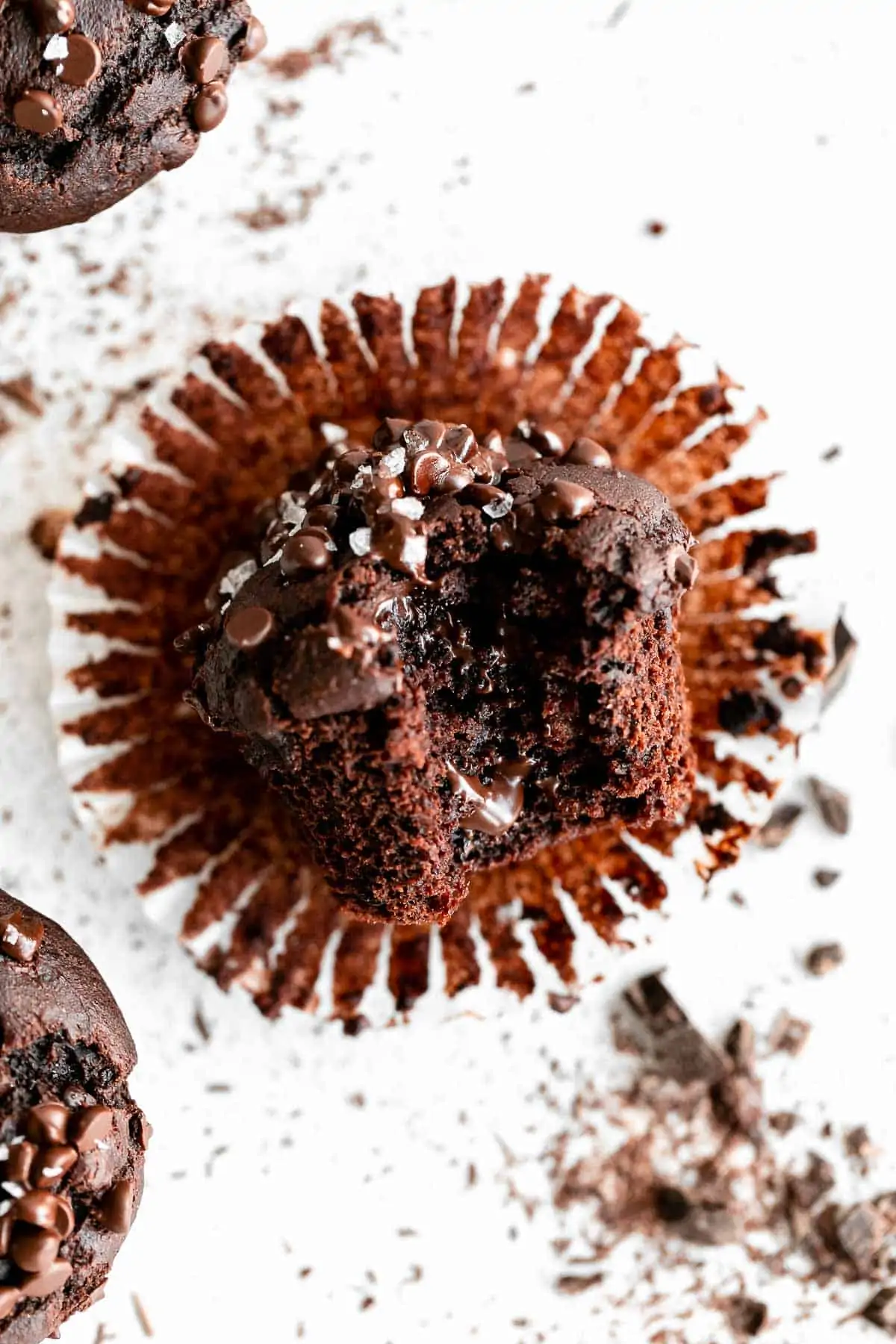 Double Chocolate Chip Banana Muffins