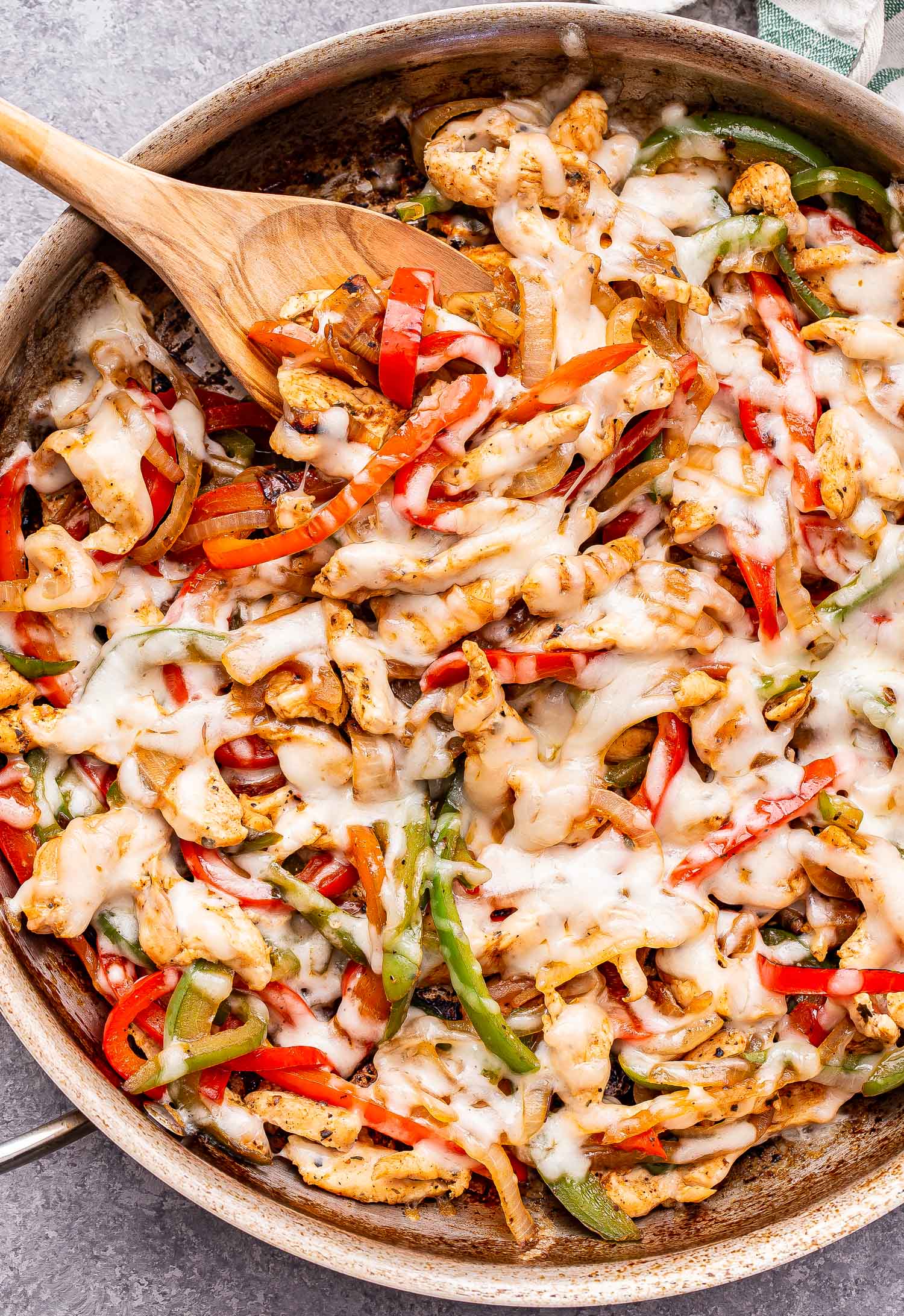Chicken Cheesesteak Skillet